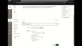 Canvas Communication and Calendar Training