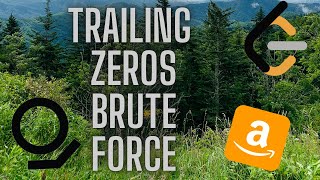 Factorial Trailing Zeros: Very common Palantir Interview Problem