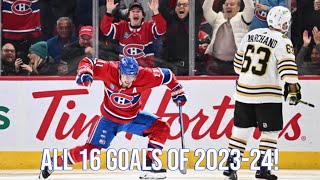 All 16 Brendan Gallagher Goals of 2023-24!