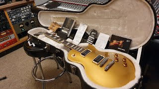 Gibson Slash Signature Goldtop Les Paul Guns N' Roses 1 of 1000 Up Close Guitar Video Review