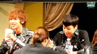 121028 100% 백퍼센트 Yongsan Fansign Event