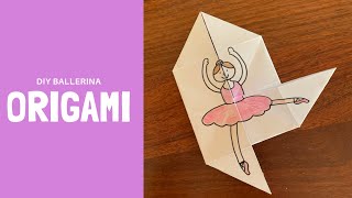 MAKE YOUR OWN BALLERINA // ORIGAMI DIY