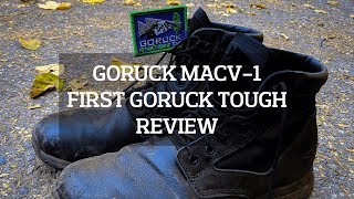 GORUCK MACV-1 Boots First GORUCK Tough Review