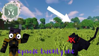 my cat DIED... TWICE:･ﾟ✧:･ﾟ |Minecraft CottageWitch Part Twenty One|