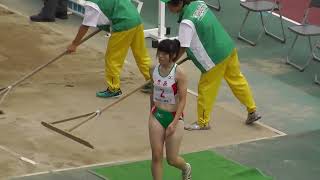 皆さん今や日本のトップレベル 岐阜清流国体 陸上 2012 少年女子A 走り幅跳び 決勝