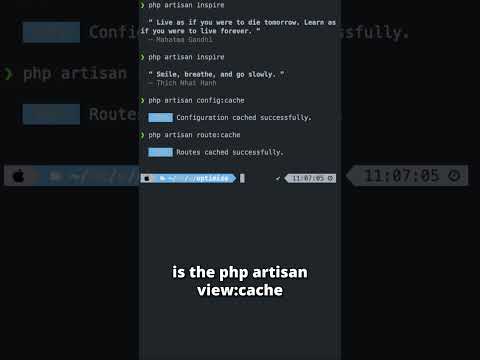 Optimizing Laravel for Production: A Quick and Easy Guide #shorts