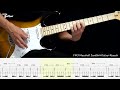 Ozzy Osbourne - Bark at the Moon Guitar Lesson Part 1/2 With Tab(Slow Tempo)