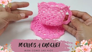 ❤❤ CROCHET ¡ hermosos pocillos tejidos a crochet PASO A PASO