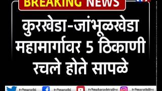 नक्षलवादी कुरखेडा-जांभुळखेडा महामार्गावर 5 ठिकाणी करणार होते भूसुरुंग स्फोट -TV9