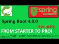 Spring Boot 4.0.0 & Spring Security 7 (part 23) -  Login with MFA & 2FA