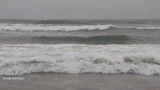 அழகான அலைகள் சத்தம் அமைதியன மெரினா கடற்கரையில் | New Year 2023 Chennai Marina Beach Waves