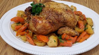 طريقة تحضير دجاجة محشية لجميع الاعياد والمناسبات The Most Delicious Stuffed Whole Chicken Recipe