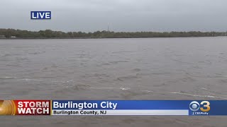 Flooding Concerns Along Delaware River In New Jersey