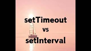 setTimeout Vs setInterval | difference between setTimeout and setInterval #codewithfarhaan #js