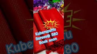 Trending Kubera pattu soft sarees @580...with 🎁🎉Book soon Wapp 9176694904