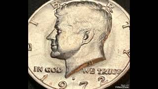 1972 D Kennedy Half Dollar - Mint Error Coin valuable Woerth Minet !!