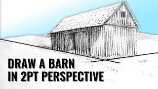 Two Point Perspective Drawing Lesson For Beginners