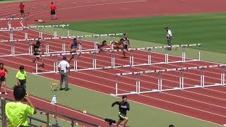 2018　第1回秋季陸上　共通男子110mH