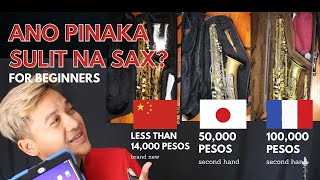 Pinakasulit na saxophone.Cheap vs Pro model SOUND TEST.(filipino Tagalog)