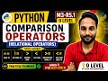 Python Comparison Operators Explained with Practical | Relational Operators in Python #python
