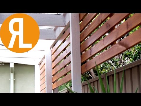 How To Make A Simple Outdoor Screen How To Make A Simple Outdoor Screen