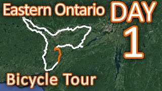 Eastern Ontario Bike Tour - Day 1 - Brockville to Burritts Rapids