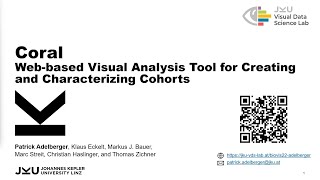 Coral: A Web-based Visual Analysis Tool for Creating and Characterizing Cohorts @ ISMB BioVis 2022