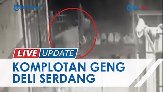 Komplotan Geng Motor Satroni Warung di Deli Serdang, Terekam CCTV Bawa Kabur Motor Pemilik Toko