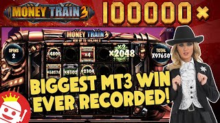 MONEY TRAIN 3 🔥 THE BIGGEST WIN YET! 😱 WORLD RECORD MAX WIN!