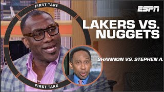 🚨 IT’S OVER! 🚨 Stephen A. & Shannon Sharpe GET HEATED over Lakers-Nuggets series | First Take