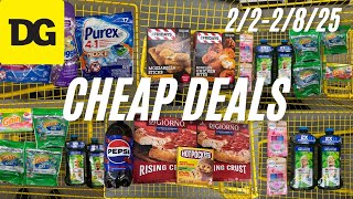 Dollar General 2/2-2/8/25 - Best Deals - $2 Gain - Cheap Food!