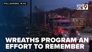 Wreaths Across America truck honors veterans with final stop in Follansbee