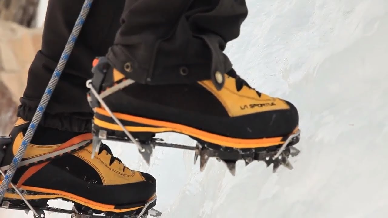 Ice Climbing: 6. Mono-Point Crampons Vs. Dual-Point Crampons | Climbing ...