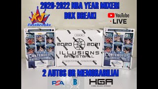 2020-2022 NBA Year Mixer-Illusions/Contenders Box Break! Graded Cards! PSA 9 Tatum Rookie Hit!