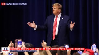 🇺🇸 Donald Trump | Full Speech at Rally in Rome, Georgia (Multilanguage Subtitles) [CC] [4K]