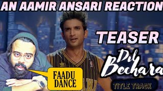 DIL BECHARA TITLE TRACK | OFFICIAL TEASER | REACTION | REVIEW | SUSHANT SINGH RAJPUT | RECORD BREAK?