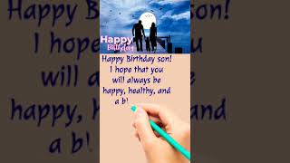 Heart Touching Birthday Wishes For Son #shorts