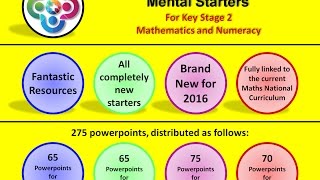 New KS2 Powerpoint Mental Starters 2016