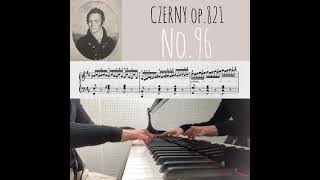 【CZERNY Op.821 No.96番】ツェルニー 8小節の練習曲 第96番