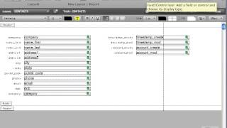 FileMaker Tutorial - 056 - Field Tool
