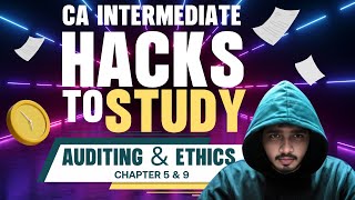 Master CA Inter Audit! 🔥 Study Hacks for Audit of Entities \u0026 Analytical Procedures  | Karthik Shenoy