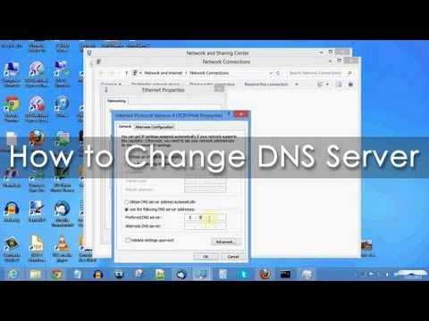 How to Manually Change DNS Server On Windows 7 / 8 & Mac OS X Computers How to Manually Change DNS Server On Windows 7 / 8 & Mac OS X Computers