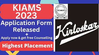 KIAMS 2023 Application Form (Out) - Check How To Fill KIAMS Application Form 2023