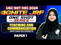 Teaching and Communication - Most Expected Concepts | Paper 1 | UGC NET Dec 2024 | Gulshan Ma'am