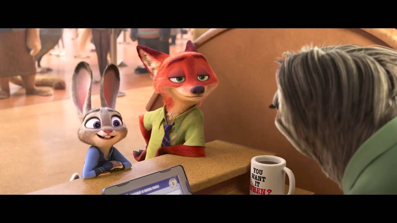 ตัวอย่างหนังใหม่ Zootopia Official Sloth Trailer 2016 Disney Animated ...