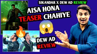 Mountain Dew Ad Salman X Hritik Roshan Review | Sikandar Teaser Shocking Update #sikandar #hrithik