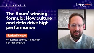 Episode 2: The Spurs’ winning formula: How culture and data drive high performance | Jordan Kolosey