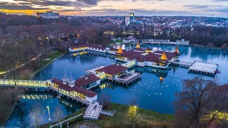 Séta Hévízen - Hungarian Spa Town #WALK; Medicinal Thermal Lake HÉVÍZ, HUNGARY