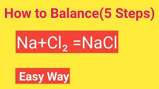 Na+Cl2 =NaCl Balanced Reaction ||Sodium plus Chlorine= Sodium chloride Balanced Equation