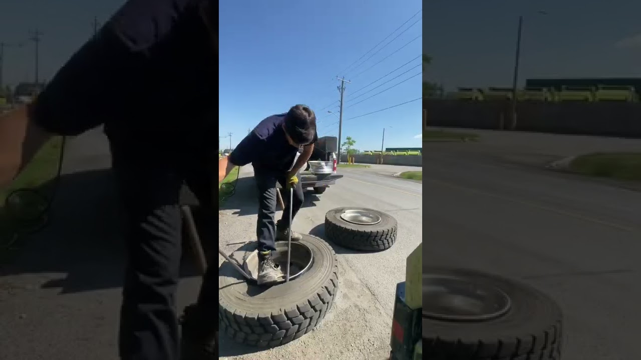 Tire Doctor Thinks On His Feet           #tiredoctor #tireguy #tires #shorts